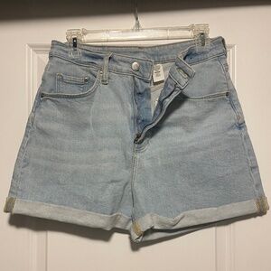 Light Wash Jean Shorts